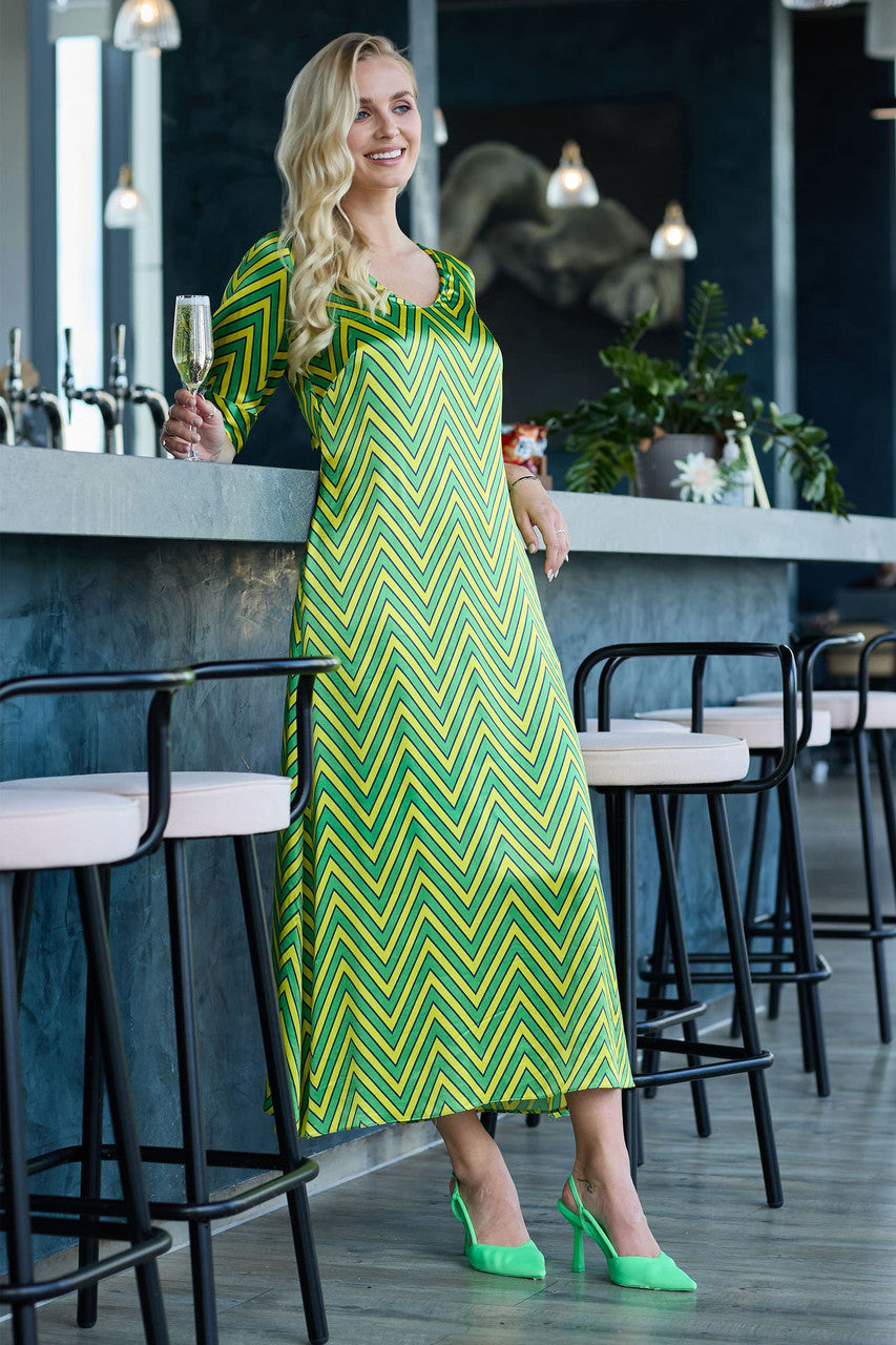 Midi stripe dress