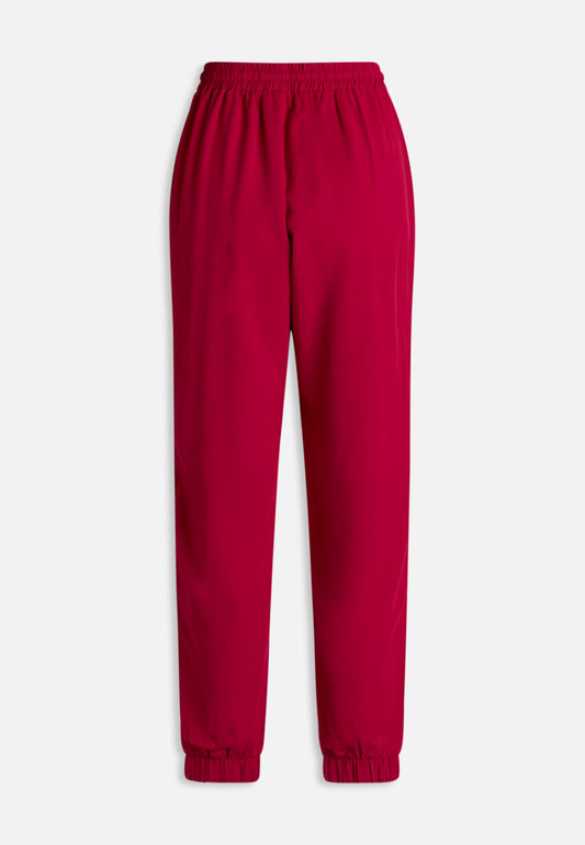 Dark (true red) drawstring trousers