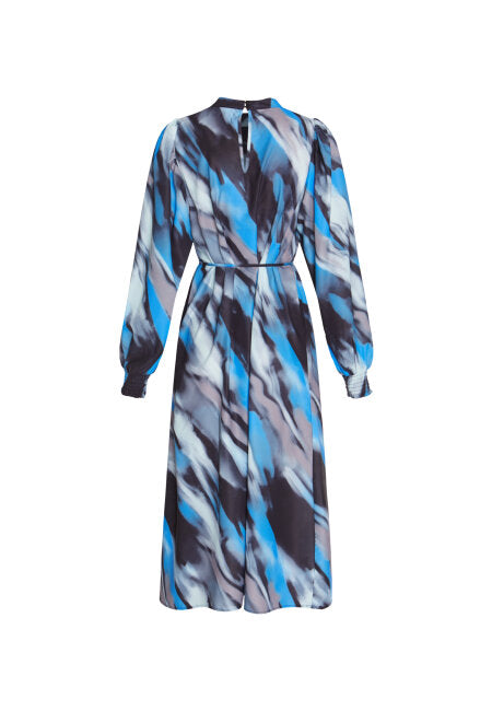 SISTERS POINT BLACK / BLUE TIE DRESS