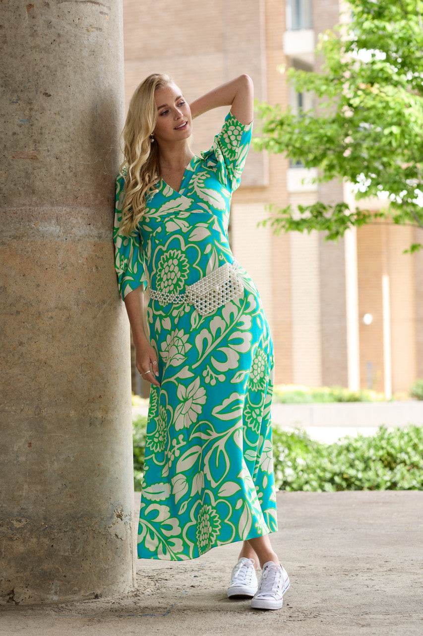 Closet London Green turquoise dress