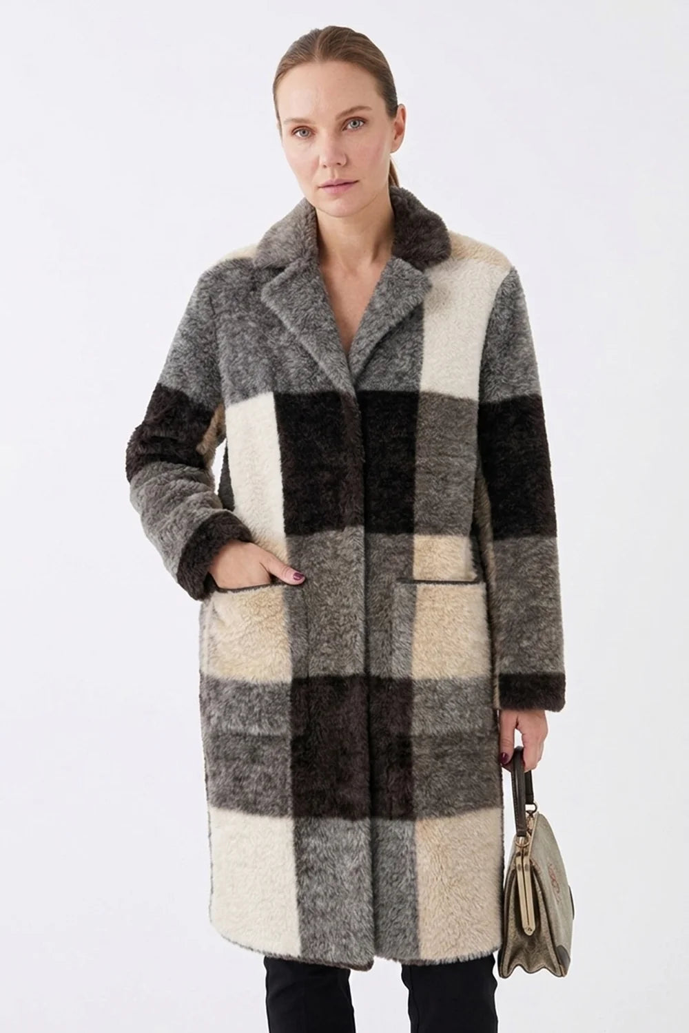 Kartner Check coatigan