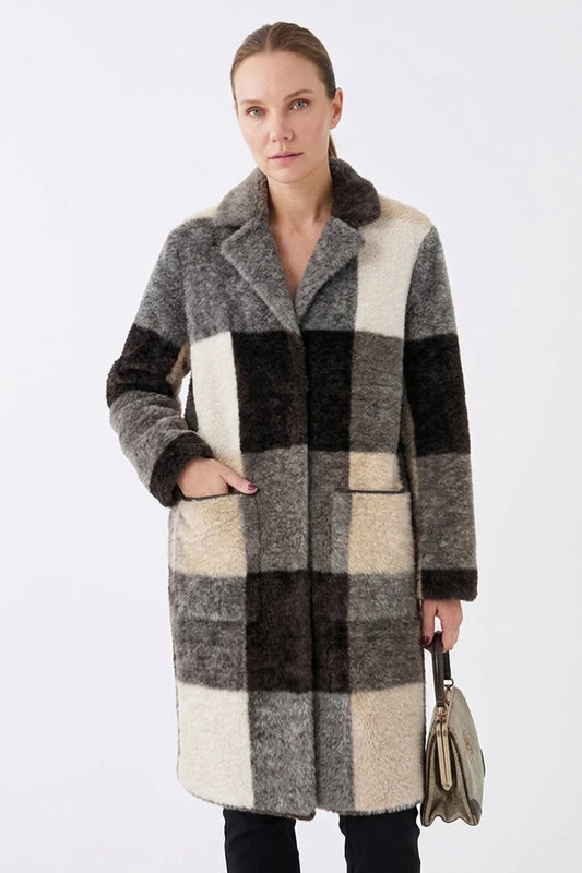 Kartner Check coatigan