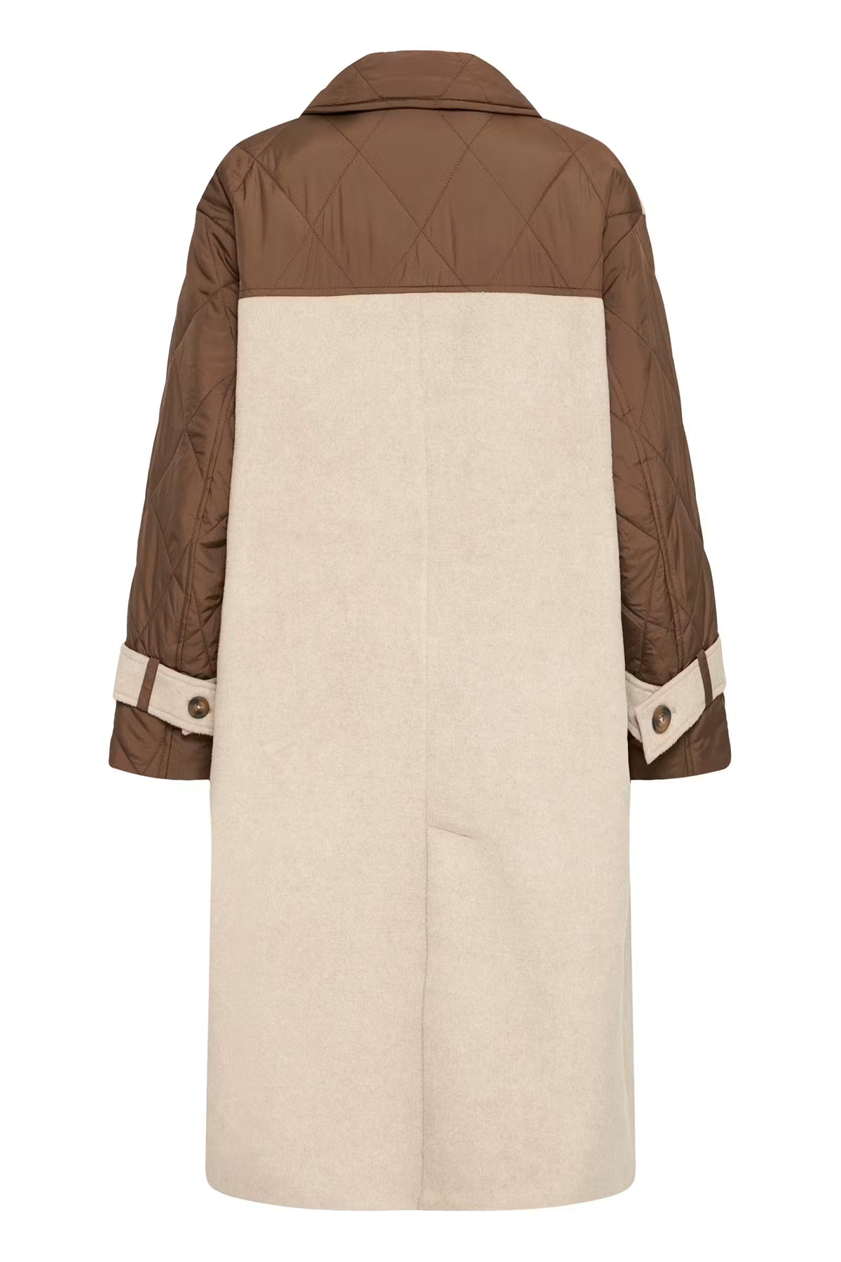 Cream and coffee Fransa coat