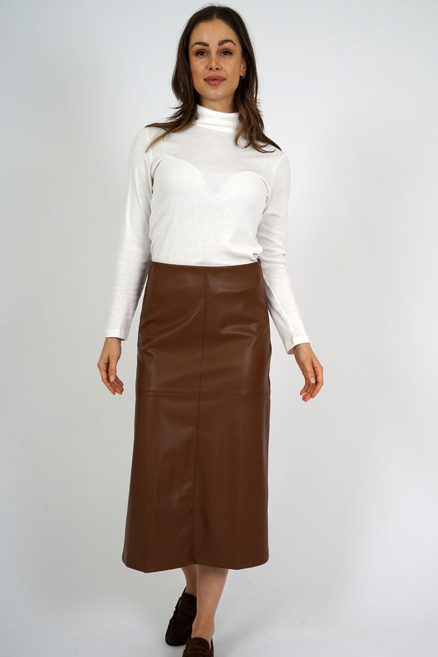 Kartner wine skirt leatherette