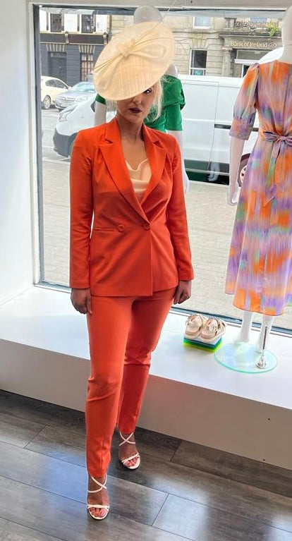 Pia B Concept Suit Blazer - Orange