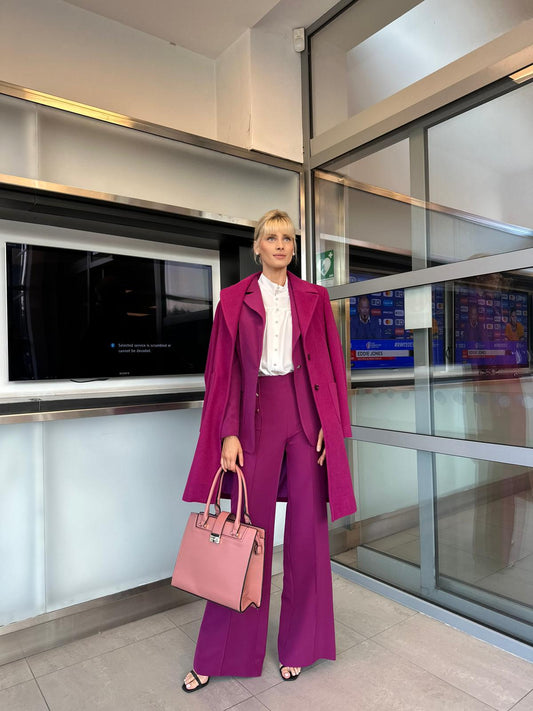 Malva Magenta Coat