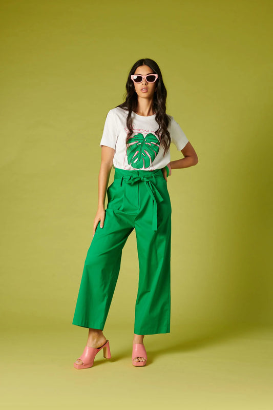 Le Sarte Del Sole Green Trousers