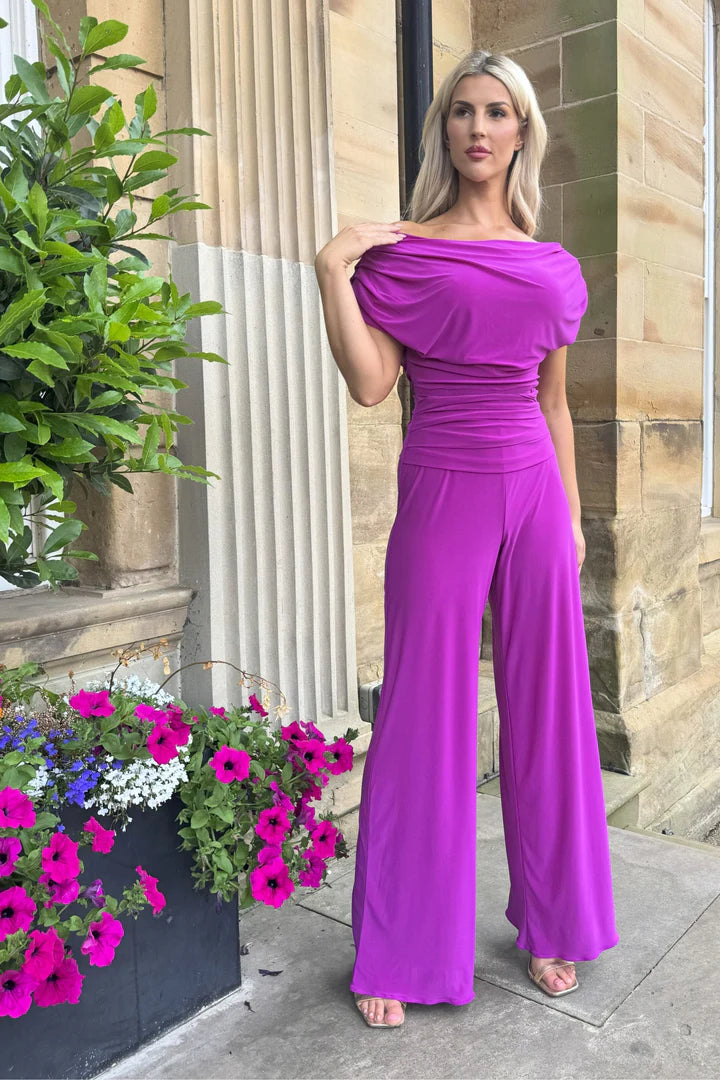 Magenta Atom jumpsuit