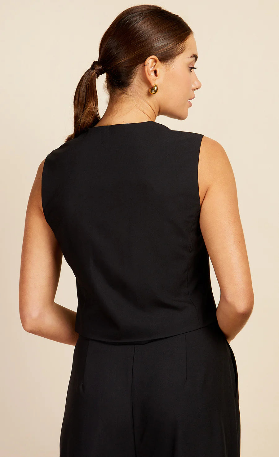 Black Waistcoat By Vogue Williams