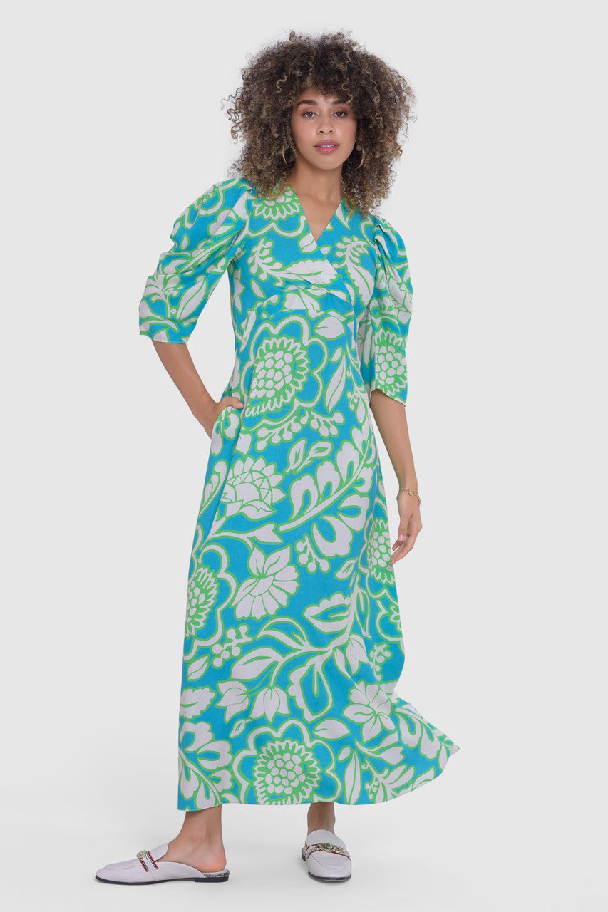 Closet London Green turquoise dress