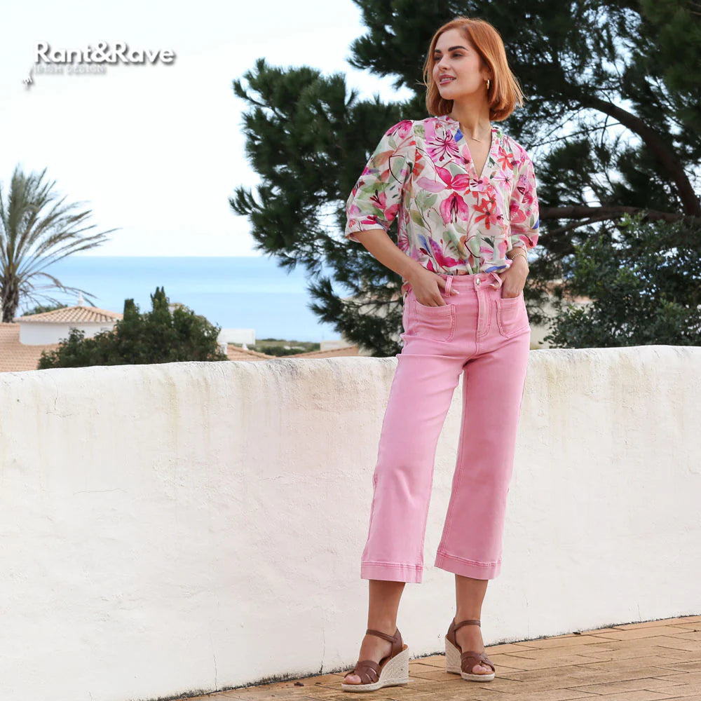 Rant and rave Pink east top