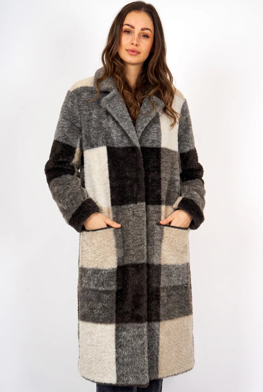 Kartner Check coatigan