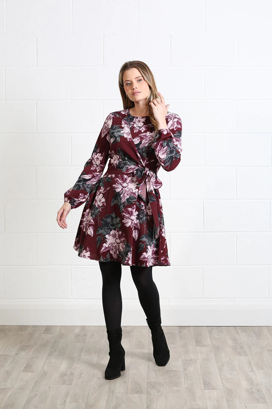 Rant & Rave Grace Dress Burgundy