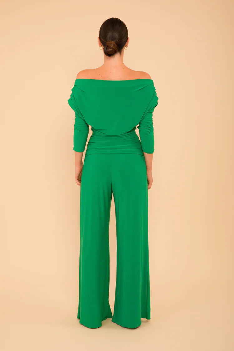 Atom Carbon Green Jumpsuit with sleeve