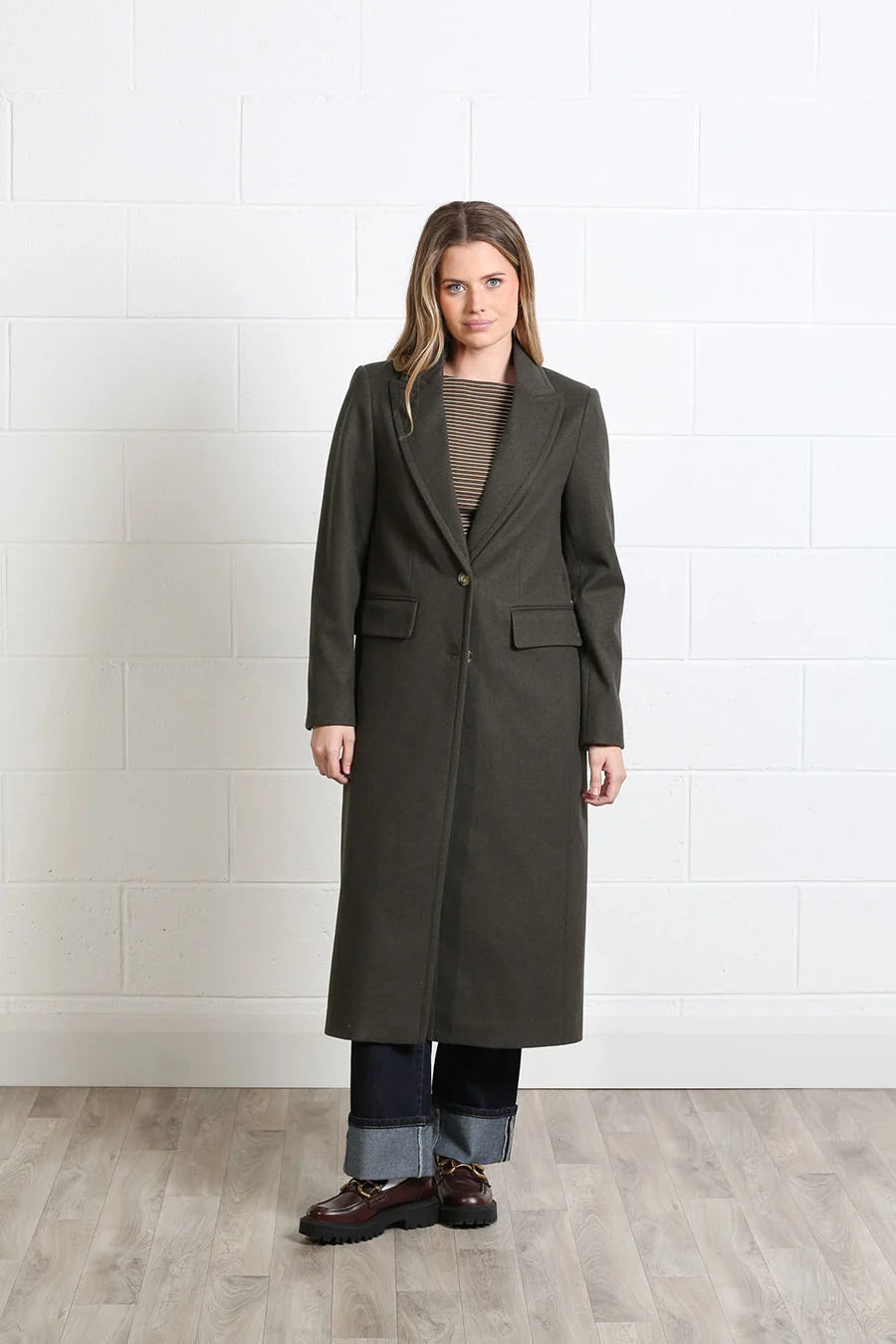 Rant and Rave Olivia Coat Deep Moss