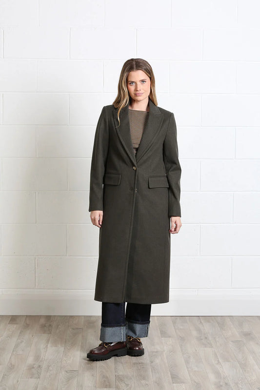 Rant and Rave Olivia Coat Deep Moss