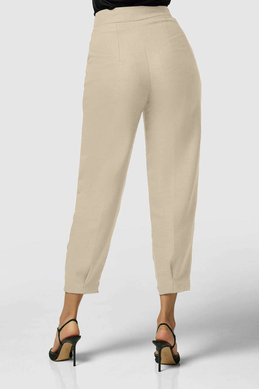 CLOSET LONDON STONE HIGH WAIST TROUSERS