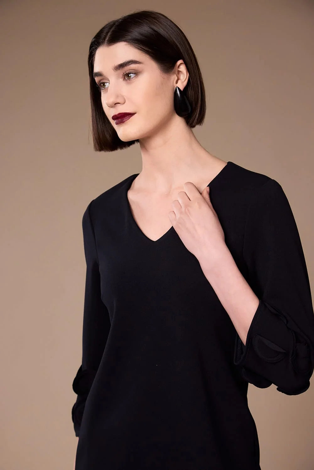 Peruzzi frill sleeve dress