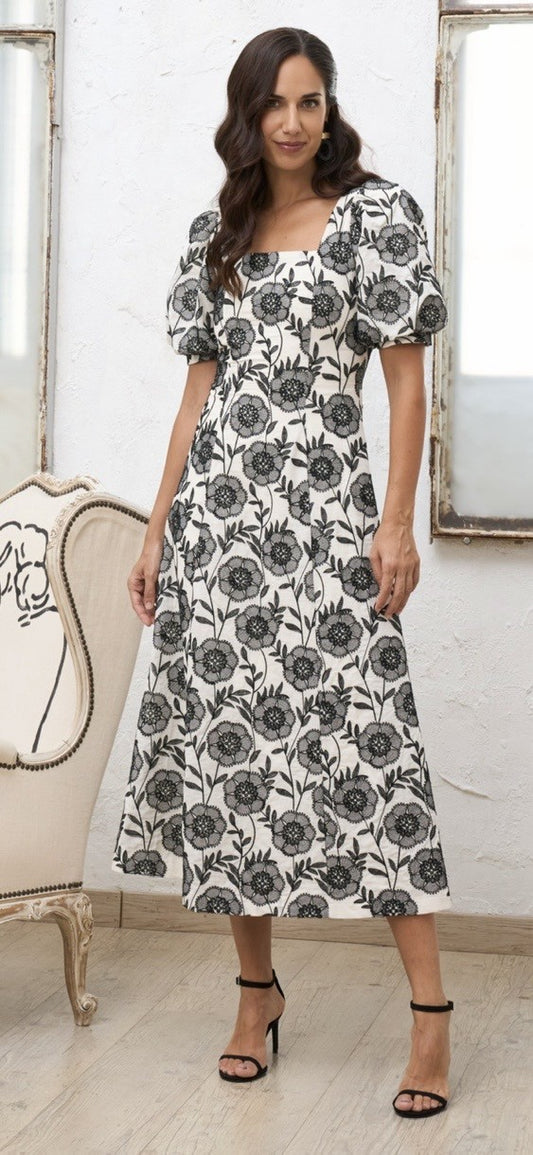 Black and white dress