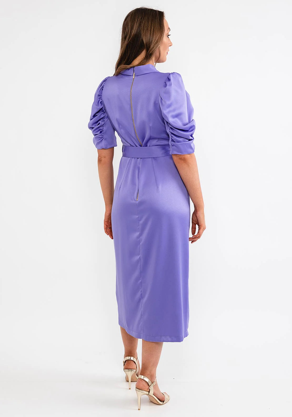 Closet London  tie waist wrap dress