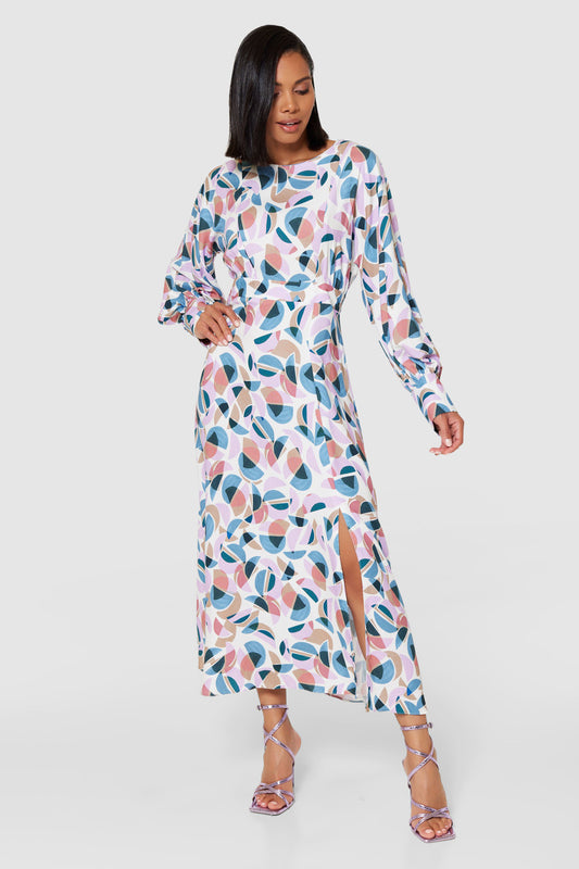 Closet London A-Line Kimono Dress Cream