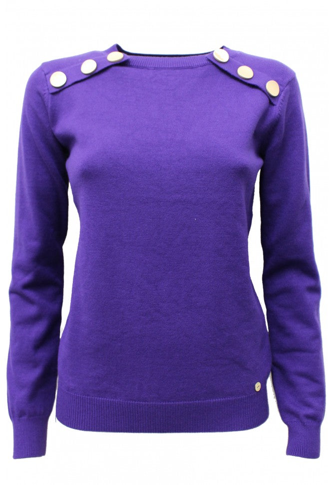 Fly Girl Italia purple sweater