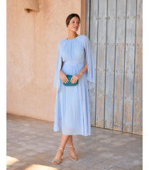 Queena powder blue dress
