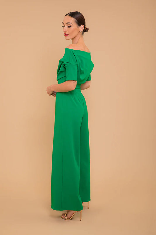 ATOM LIMA CREPE JUMPSUIT GREEN