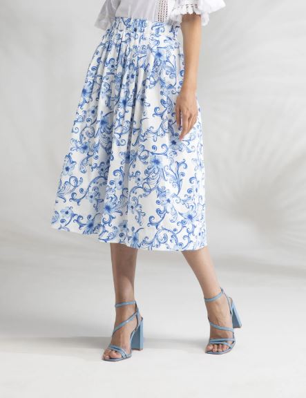 Le Sarte De Sol China Floral Skirt