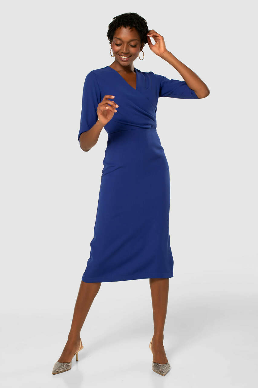 Closet London Royal Blue Pencil Dress