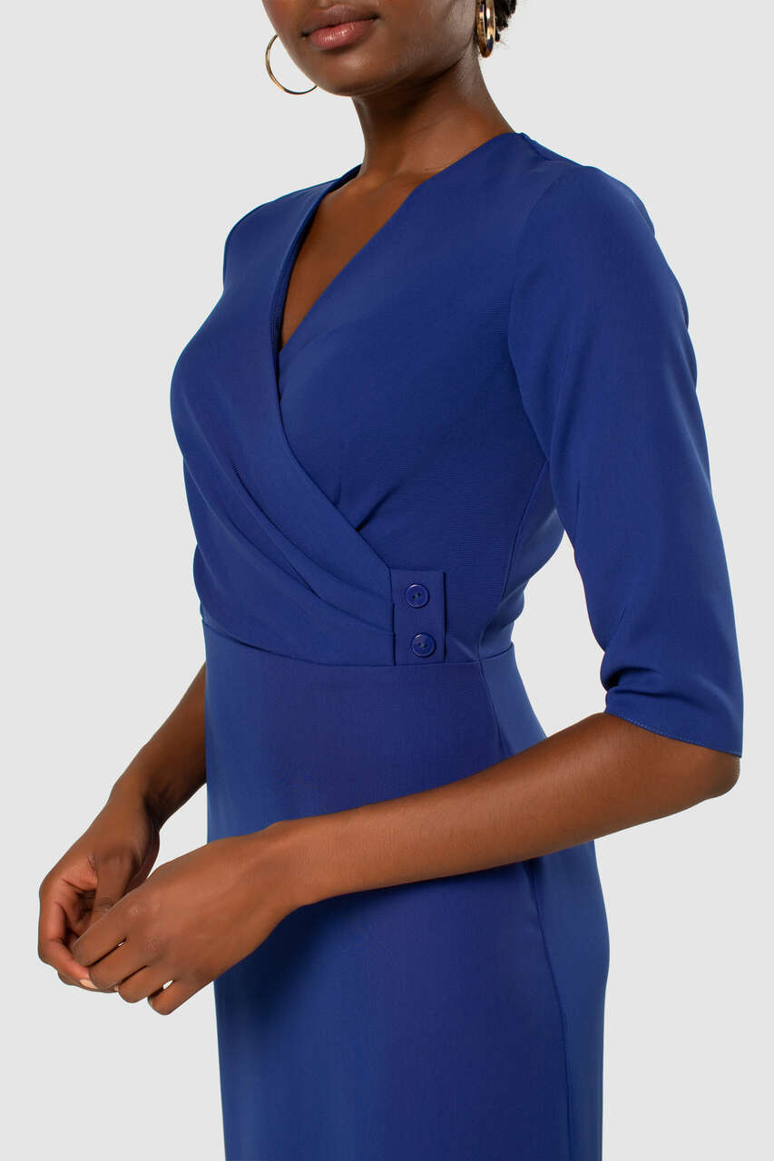 Closet London Royal Blue Pencil Dress